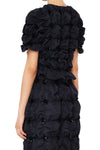 SHUSHUTONG pleated top aw21to05 dark blue